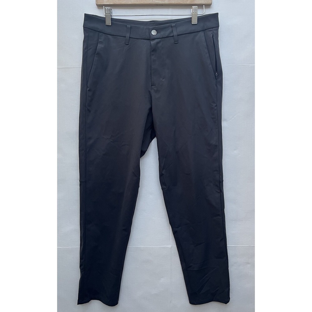 Lululemon Pants Men 31 Black ABC Commission Golf Slim Fit Warpstreme Chino